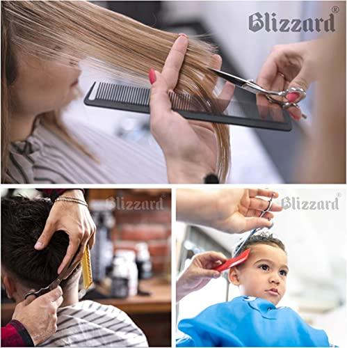 Blizzard Blizzard Professional Hair Cutting Scissors – 5 inch VG10 Cobalt Haircut Shears with Razor Sharp Blades - Matt Finish Barber Hairdressing Travel Case for Salons & Home Use