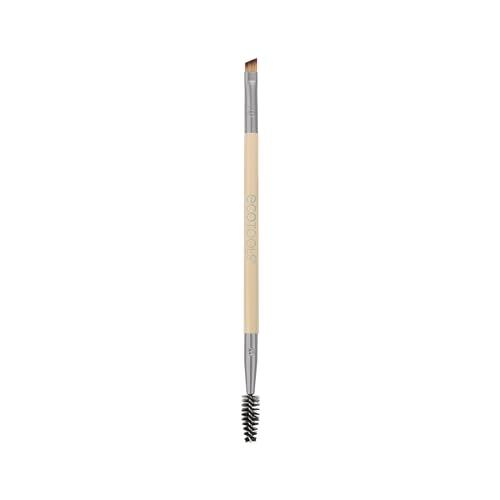 EcoTools EcoTools Eyebrow Brush Duo, Tame, Sculpt & Fill in Brows, Multipurpose For Eyebrow Gel, Powder, & Cream, Dual-Ended Spoolie & Angled Brow Brush, Eco Friendly, Cruelty-Free, & Vegan, 1 Count