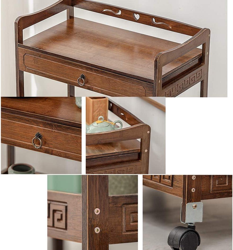 KOELAP KOELAP Salon Beauty Trolley Serving Cart,Kitchen Carts,Rolling Storage Racks and Organizer Utility Cart with Casters Wheels, Easy Assembly, for Living Room, Bathroom,Beauty Salon, SPA