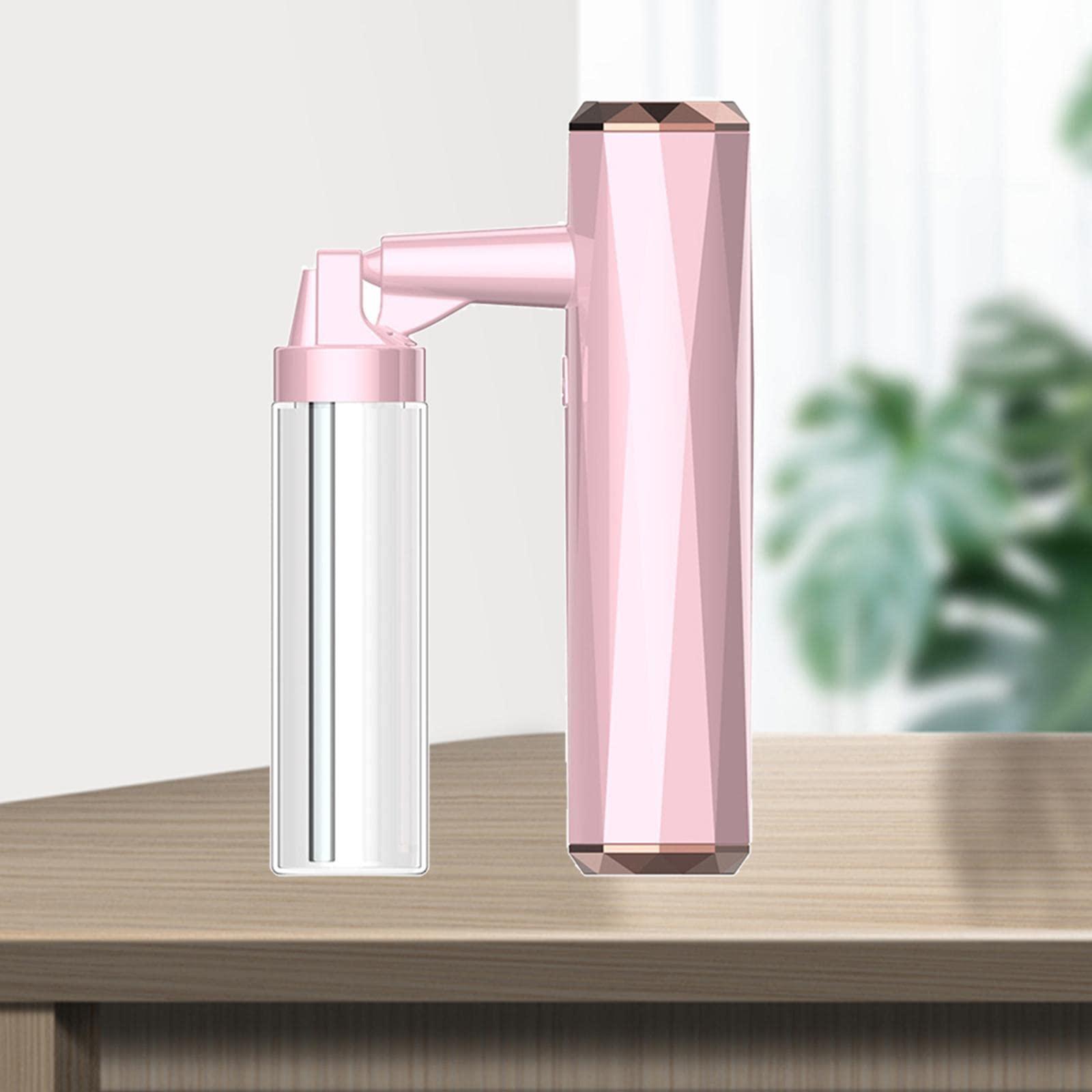 barenx barenx Portable Handheld Nano Facial Steamer Humidifier Pores Nano moisturizing Electric Sprayer Sterilization Atomizing for Home Room - Pink