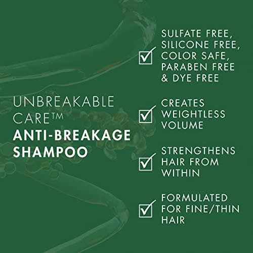 Nexxus Nexxus Unbreakable Care Anti-Breakage Shampoo With Keratin, Collagen, Biotin For Fine And Thin Hair Sulfate Free Shampoo 13.5 oz