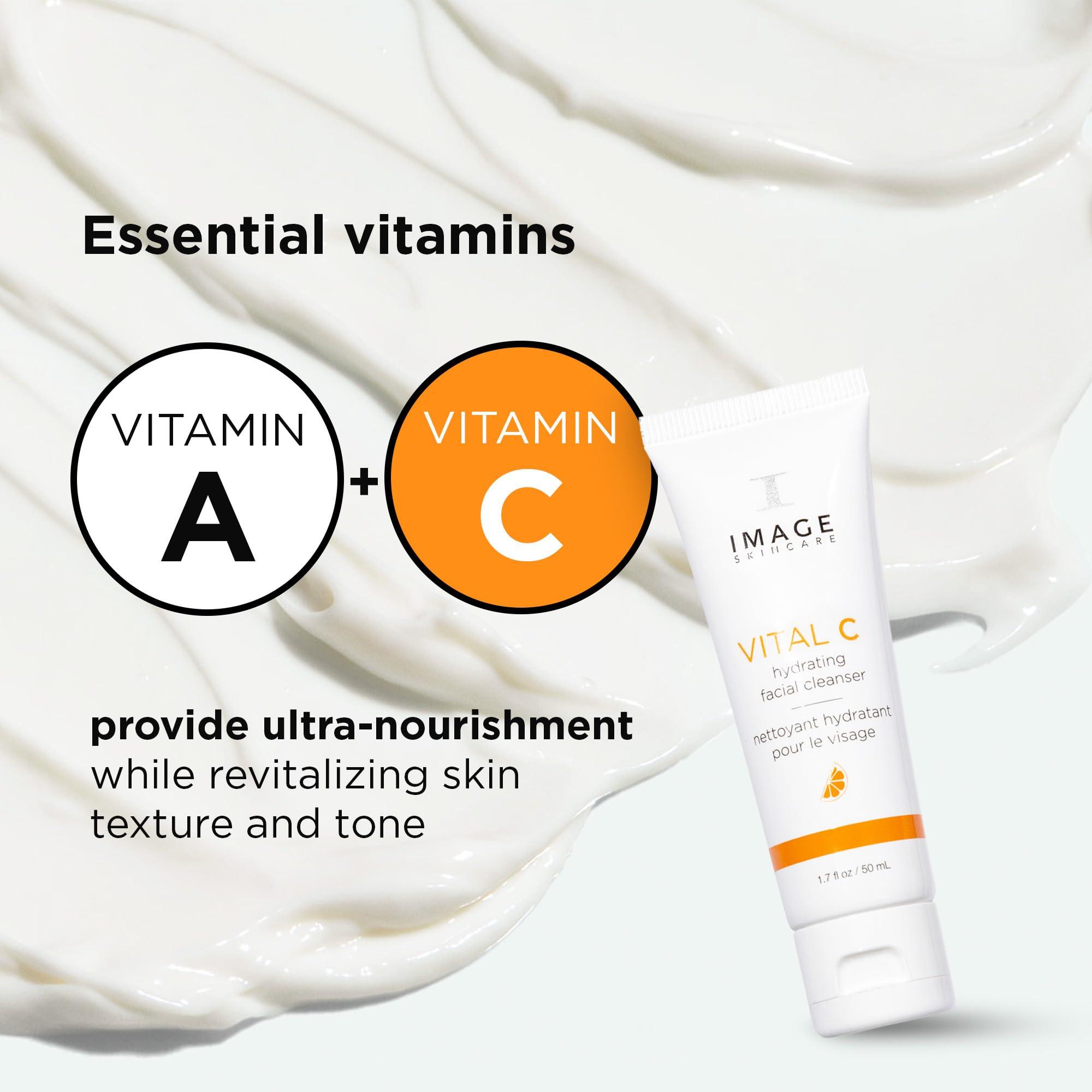 IMAGE Skincare IMAGE Skincare, the MAX Facial Cleanser + Night Repair Cream Set + Hydrating Facial Cleanser (4 fl oz + 1.7 oz + 1.7 oz)