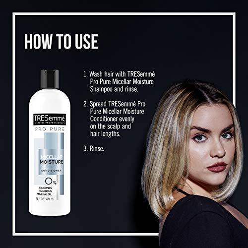 TRESemmé TRESemmé Pro Pure Conditioner For Daily Moisture Micellar Moisture Silicone Free 16 oz