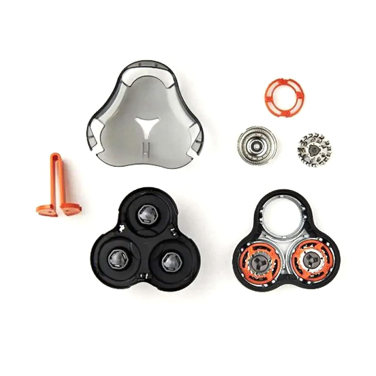 Ruixin SH90 Replacement Rotary Heads for Philips Norelco Series 9000, New Version Replacement Shaver Head with double precision blades for Series S900, S8000