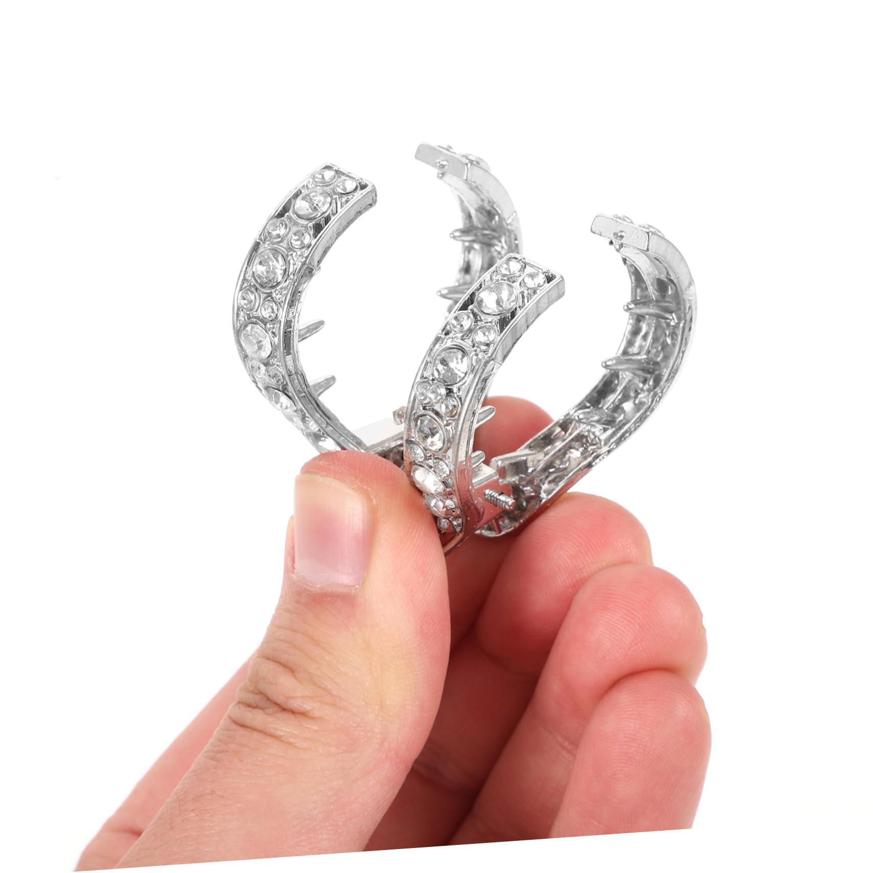 Gogogmee Gogogmee High Ponytail Hairpin Hair Claw Clip Metal Clips for Hair Metal Hair Clip Women Hair Clips Hair Cuff High Ponytail Holder Claw Clips for Thick Hair Ponytail Cuff Hair Bun Clip