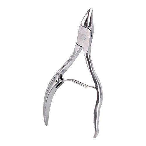 Evonecy Smooth Trimmer, Ingrown Nail Clipper, Cuticle Stainless Steel for Finger Adult Manicure Manicure Tools Toe