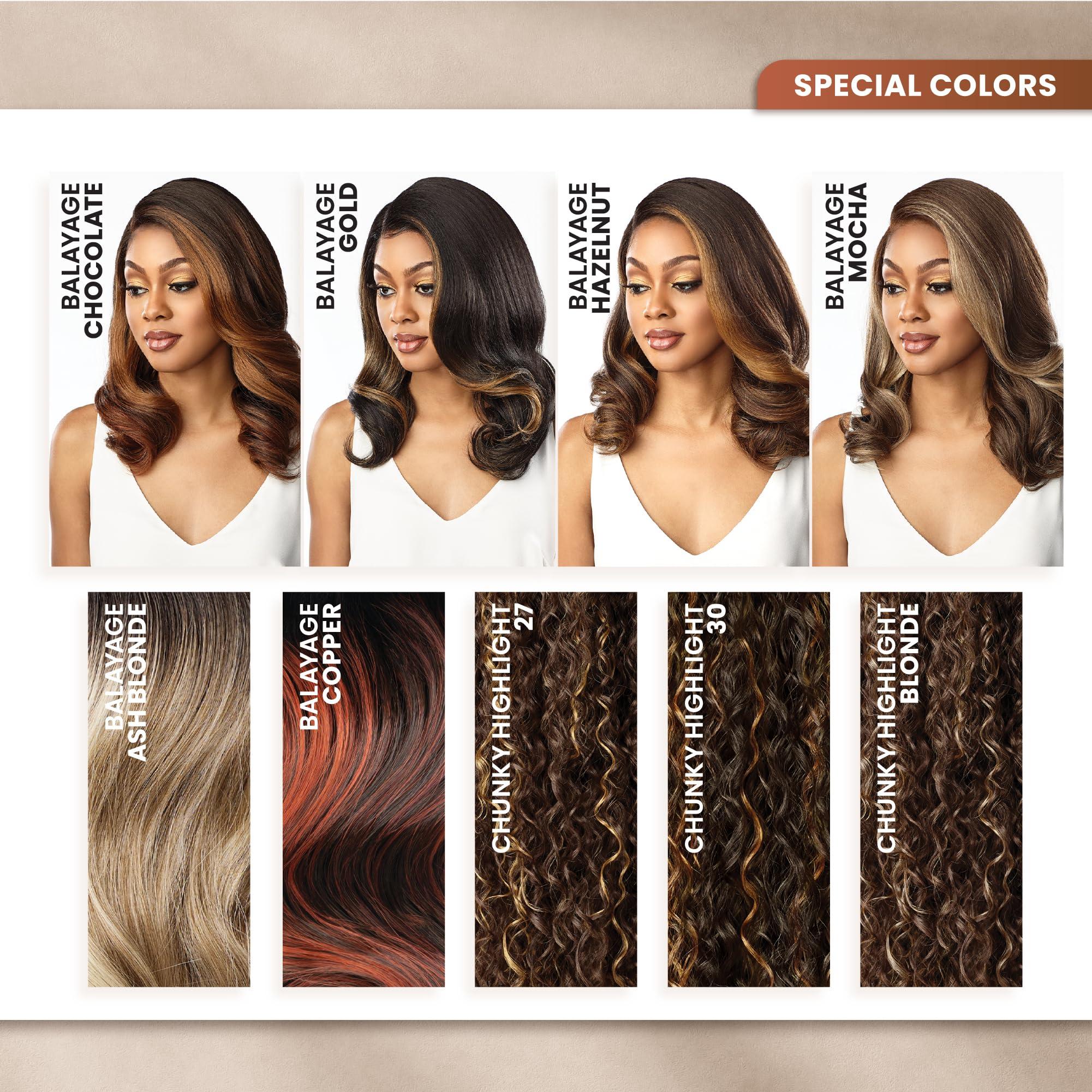 Sensationnel Sensationnel Bare lace 13x6 wigs - unit 5 lacefrontal glueless synthetic 180 degree preplucked hairline (CHBLONDE)