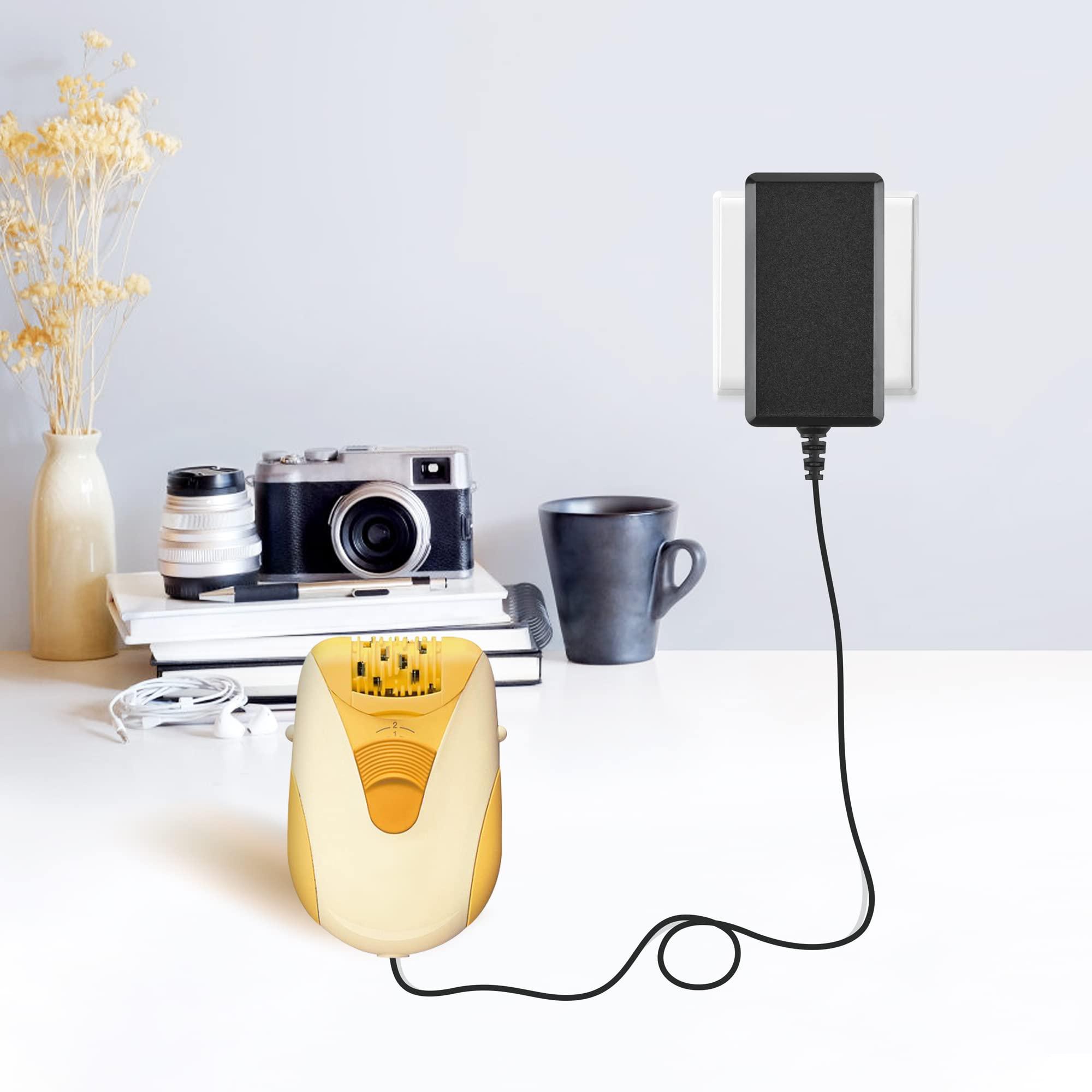 PKPOWER PKPOWER AC Adapter for Braun Silk Epil Lady Shaver Epilator EE110 5306 5316 5317, Power Supply for Braun Silk Epil 3 Perfection SE3170 SE3270 Pl-41-77 V-3 PI-41-77 V-3