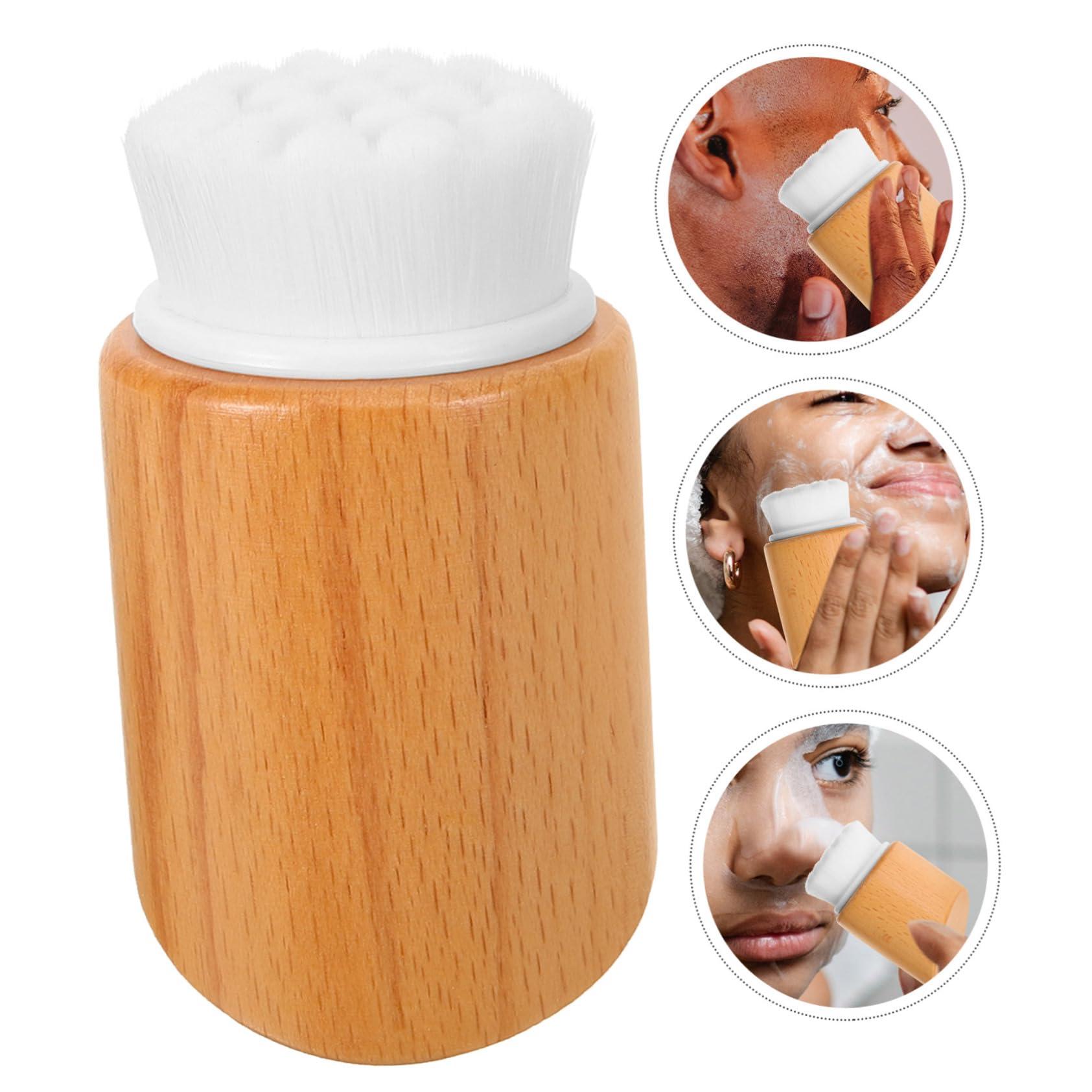 WOONEKY WOONEKY Facial Cleansing Brush Gentle Facial Scrubber for Women Manual Cleansing Brush Soft Bristles for Deep Cleansing Blackhead Removal