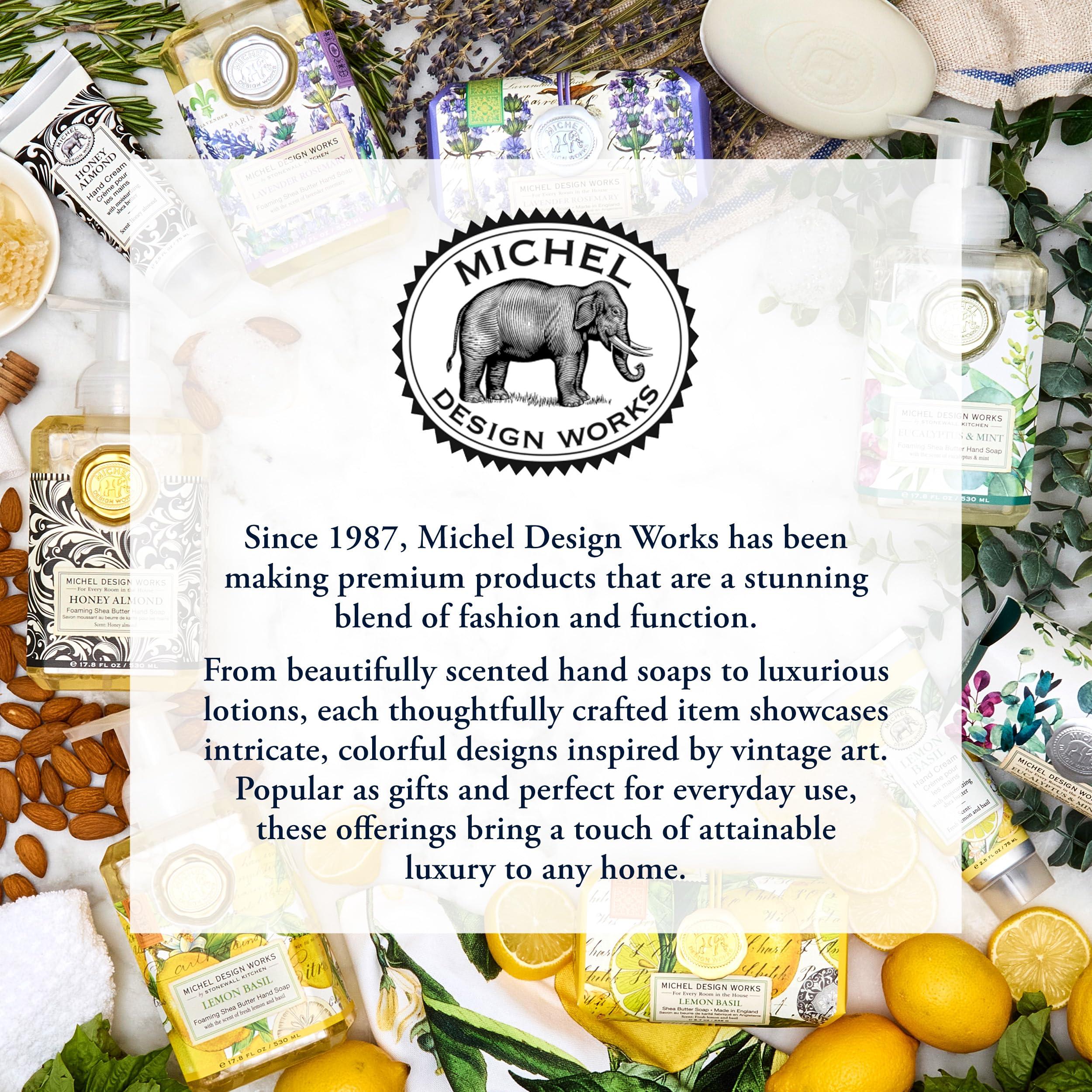 Michel Design Works Michel Design Works Foaming Hand Soap, 17.80-Fluid Ounce, Lemon Basil - 3-PACK