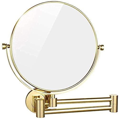 Suuim Vanity Mirror,Wall Mounted Makeup Mirror with 10X Magnification,8 inch Double Sided Vanity Magnifying Mirror,Cosmetic Mirror Shaving Mirror for Bathr