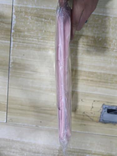 Glitzcharm Glitzcharm Clear Makeup Bag Transparent Cosmetic Bag Organizer for Women Waterproof Travel Toiletry Bag Portable Make up Bag with Chenille Letter, Large, Pink