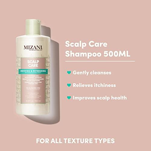 MIZANI MIZANI Scalp Care Dandruff Shampoo | Pyrithione Zinc | Cleanses Hair & Scalp | For Curly Hair | 16.9 Fl Oz