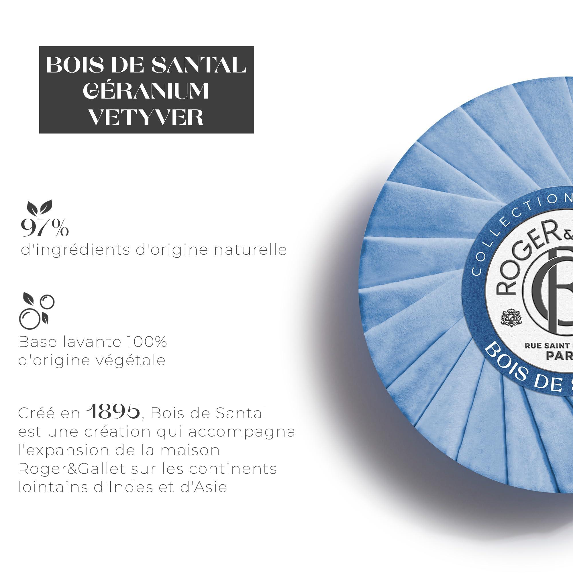 ROGER & GALLET ROGER & GALLET | Body Wash & Body Soap for Women | Bois De Santal - Sandalwood 3.5 oz