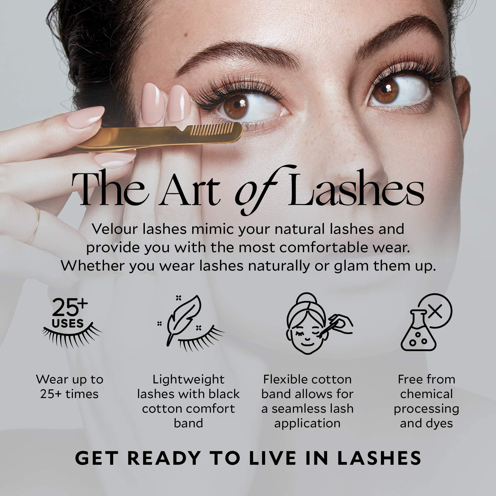 Velour Lashes Velour Too Clean Lash Wand, 2 in 1 Eyelash Cleansing Brush for False Lashes and Eyelash Extensions, Brow and Lash Brush