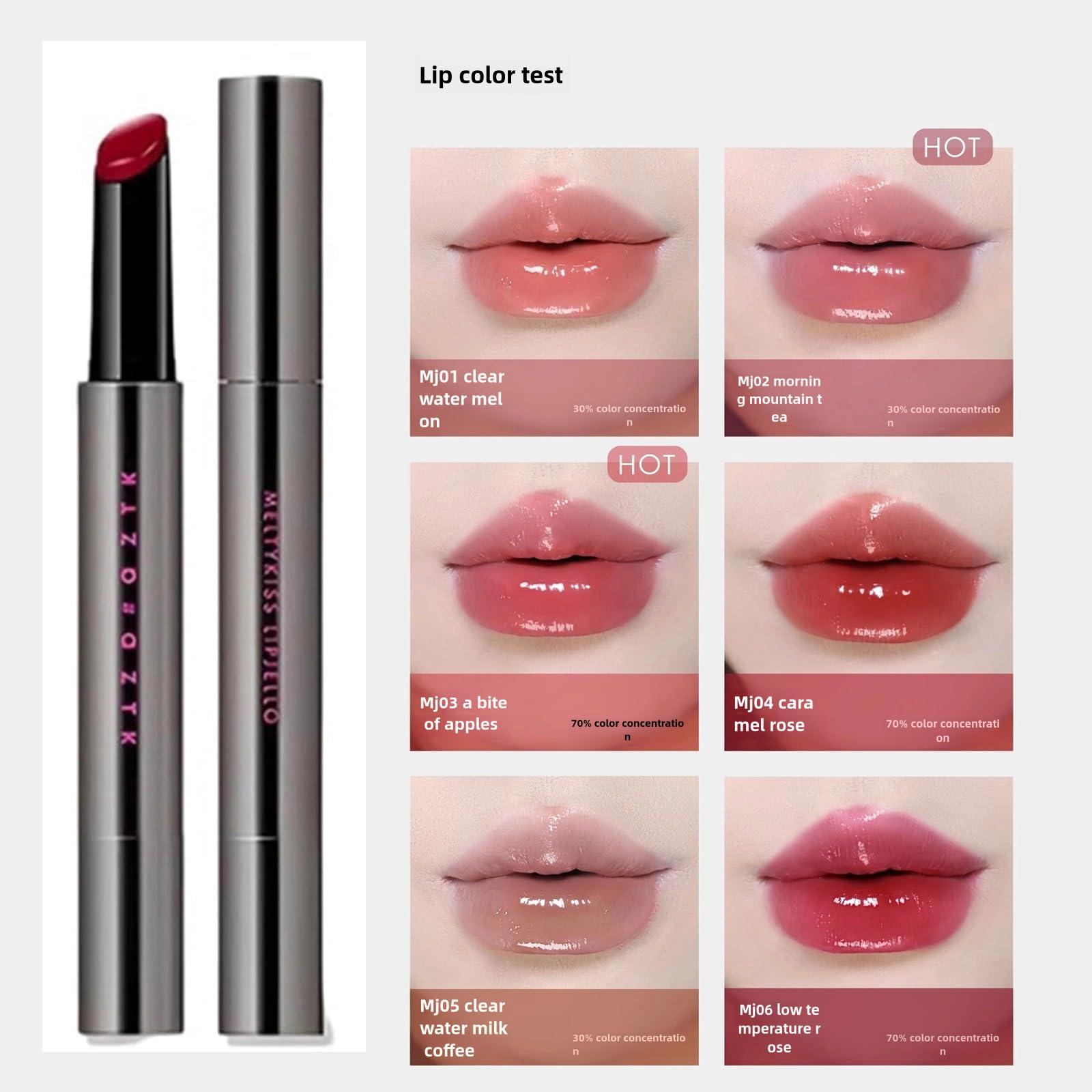 Generic Aztk Meltykiss Jelly Gloss Lipstick - Long Lasting, Waterproof, Non-Fading Lip Gloss (MJ02, small)