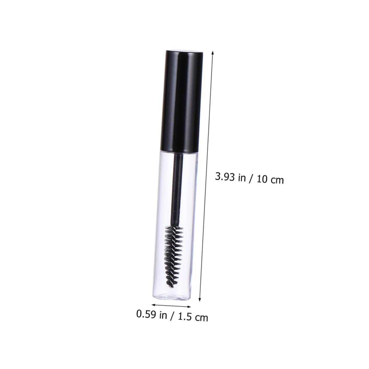 FRCOLOR FRCOLOR 27 Pcs Mascara Tube Spray Nozzle for Bottles Container Dispenser Pump Mascara Wand Tubes Eyelash Tube Soap Pump Leak Proof Travel Bottles Liquid Small Pump Mist Jar Plastic Black