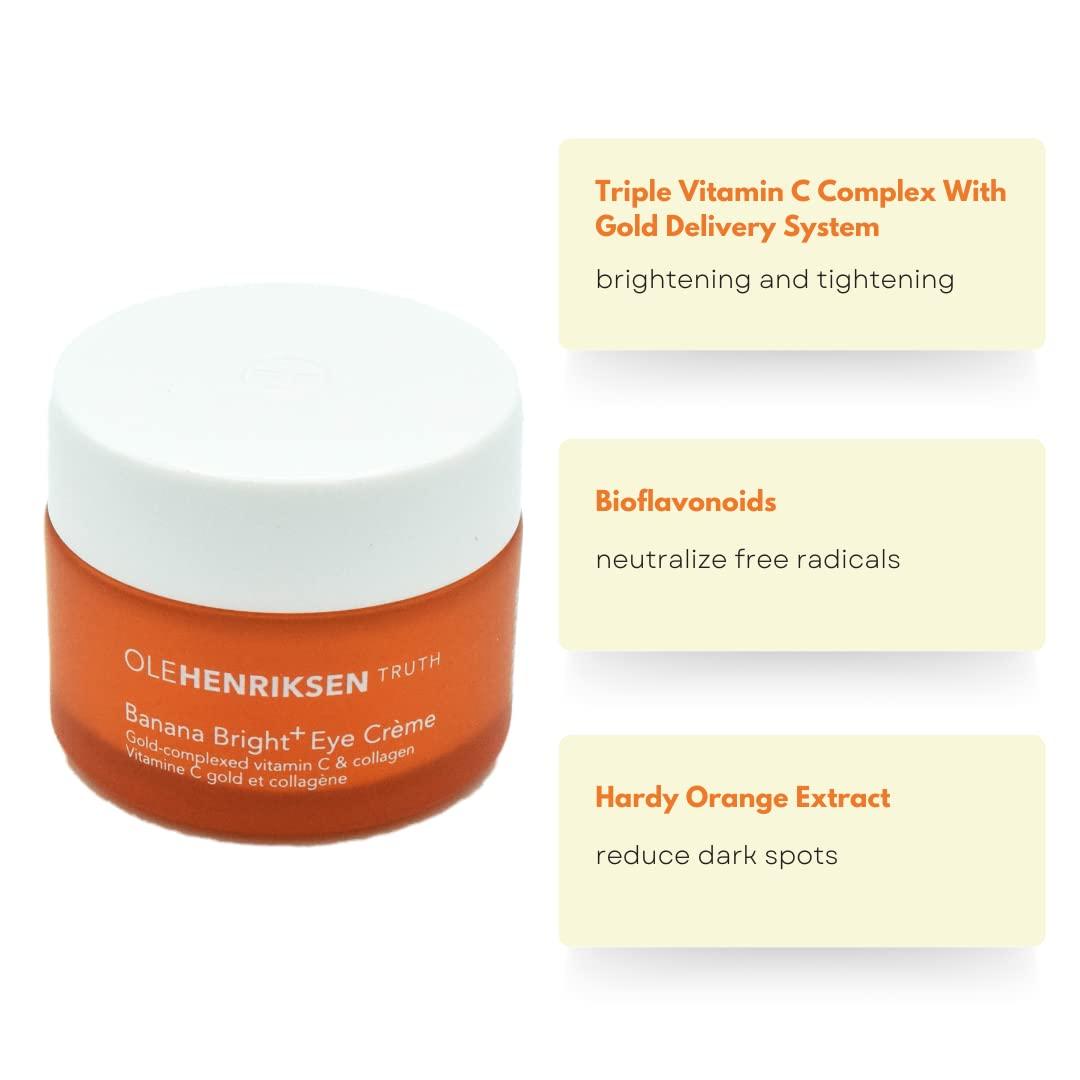 Ole Henriksen Ole Henriksen Olehenriksen Banana Bright+ Vitamin C Eye Crme 0.5 oz, 0.50 Ounce (Pack of 1)