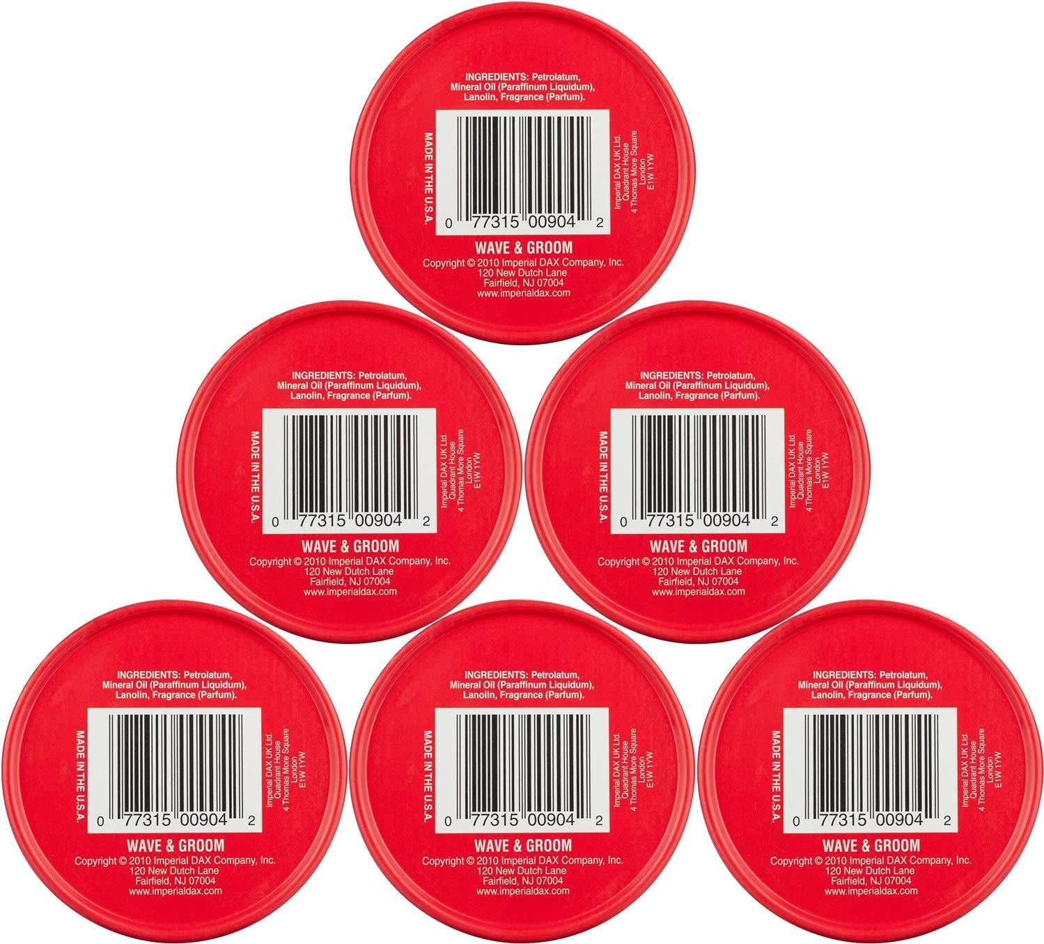 DAX Dax Wave and Groom Hair Dress, 3.5-Ounce Jars (Pack of 6)