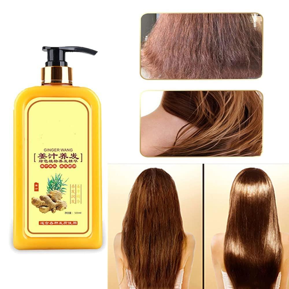 ANEFOSE puraGinger Hair Reborn Anti Thinning Shampoo, Pura Ginger Hair Reborn Anti Thinning Shampoo, puraGinger HairReborn AntiThinning Shampoo, puraGinger Shampoo, for Hair Growth Hair Care (280ml Shampool)