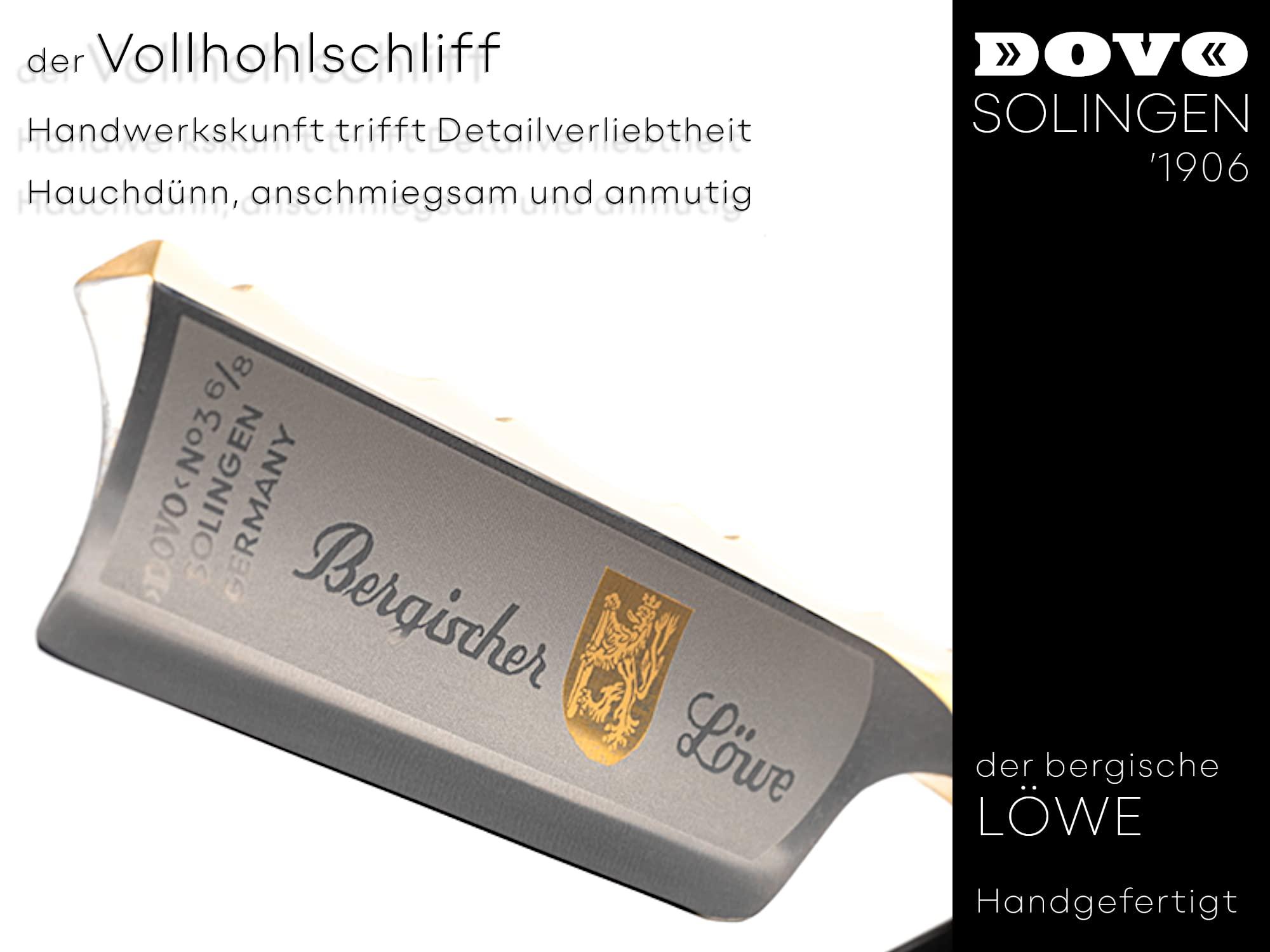 DOVO DOVO Carbon Ebony Steel Straight Razor