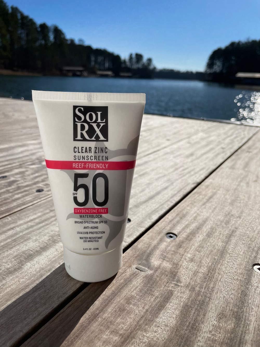 SolRX SolRX MINERAL+ SPF 50 Sunscreen - Zinc Oxide Sunscreen, Water Resistant Sunscreen, Reef Safe Sunscreen, Broad Spectrum Sunscreen for Face and Body
