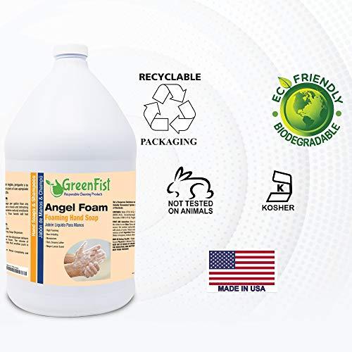 GreenFist GreenFist Foaming Hand Soap Refills [ Foam Refill ] Gentle-Hand Wash Lemon Scent, 128 ounce (1 Gallon)