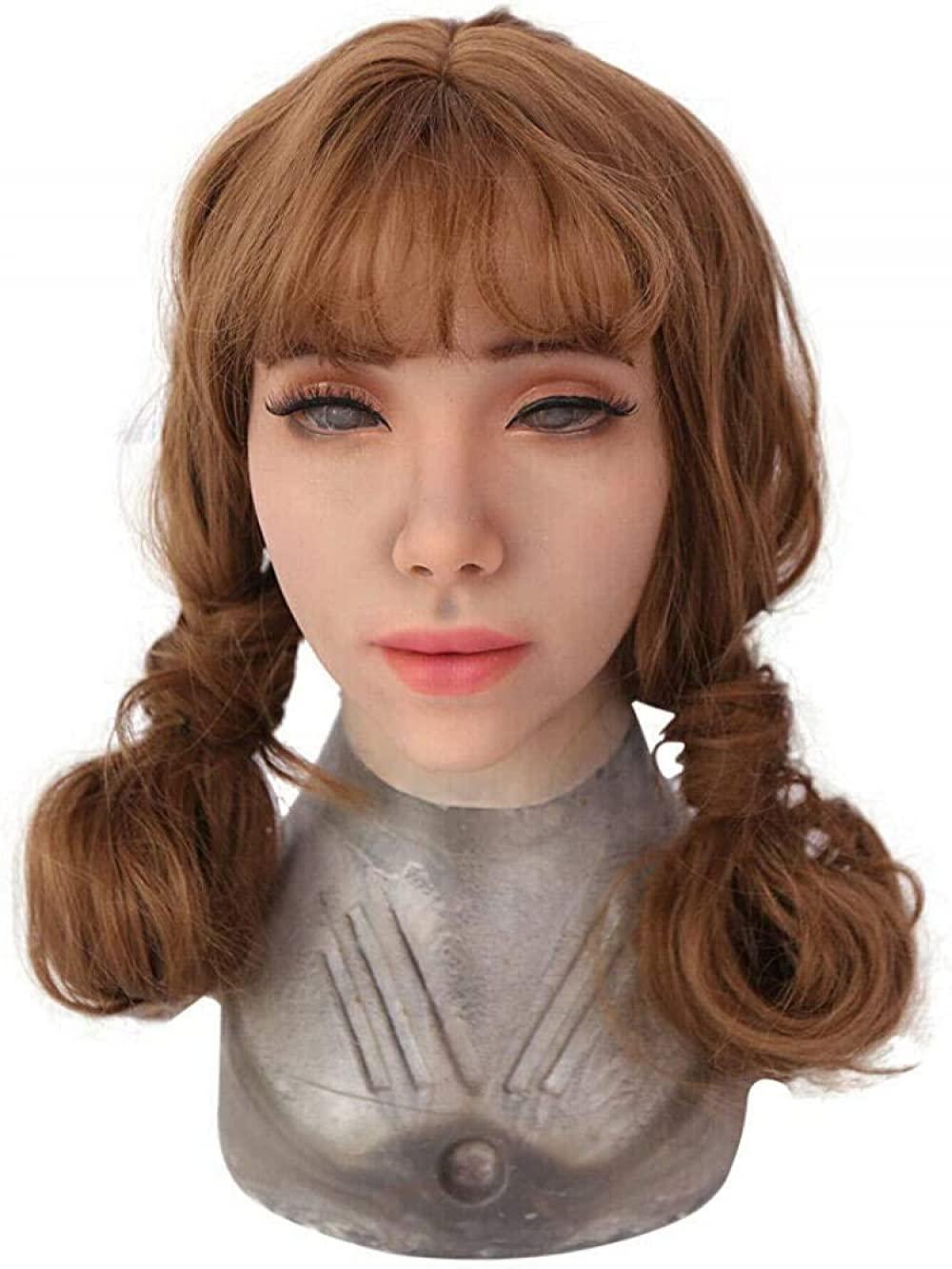 RIYAFA RIYAFA Kathy Female Face Mask Realistic Silicone Head Mask for Crossdresser Transgender