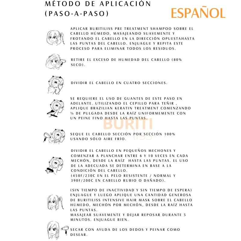 Kerazon Professional Brazilian Keratin Treatment Kerazon Buriti Liss 4oz/120ml - For all hair types - Tratamiento de Keratina Importada. Packaging may vary.