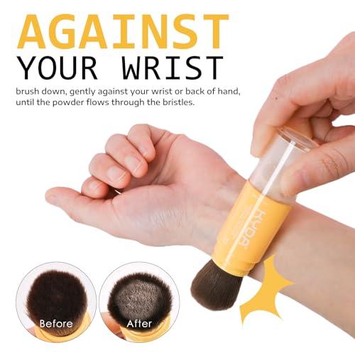 KYDA KYDA Mineral Sunscreen Setting Powder, SPF 35, Translucent, Mineral Brush Powder, Oil Control Natural Matte Finish, Lasting Lightweight Breathable, for All Skin