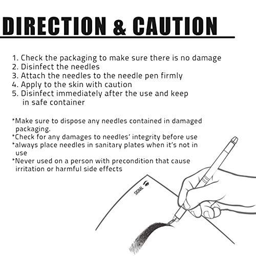 Amber Lash Signal Embo Microblading Needles for Permanent Makeup and Eyebrow Tattoos Prep by Amber Lash for Professionals (1625)