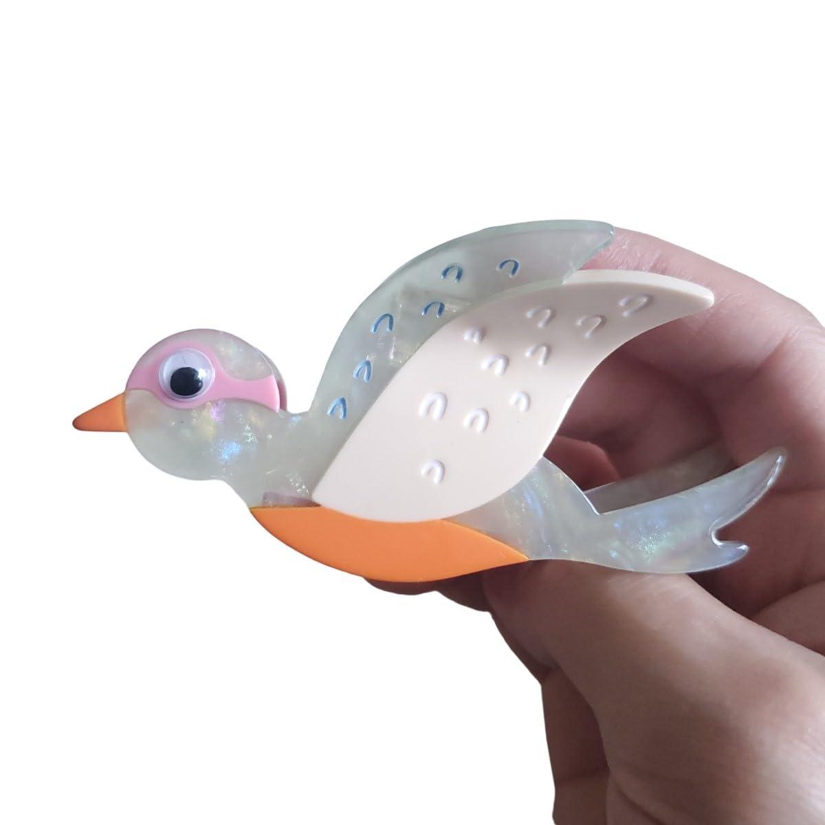 Clip Sugar Bird Hair Clip,Acetate Claw Clips,Hair Clips for Women