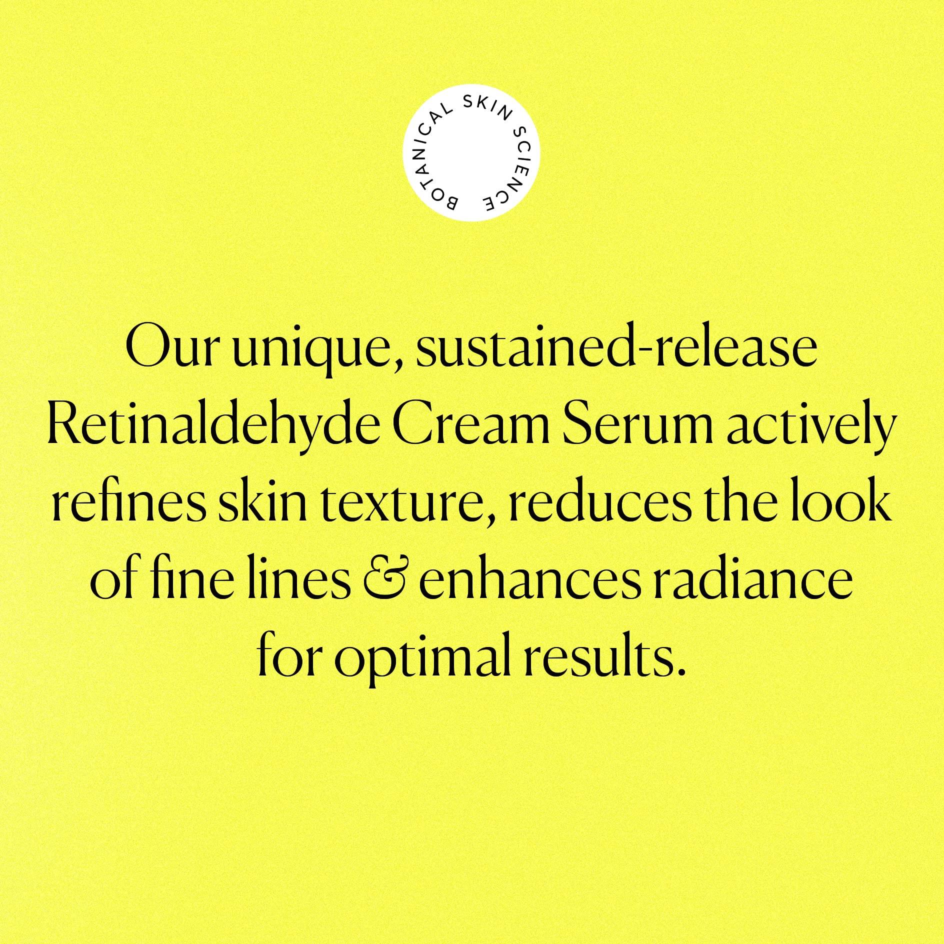 Naturium Naturium Retinaldehyde Cream Serum 0.10%, Advanced Anti-Aging & Smoothing Potent Face & Skin Care, 1.7 oz