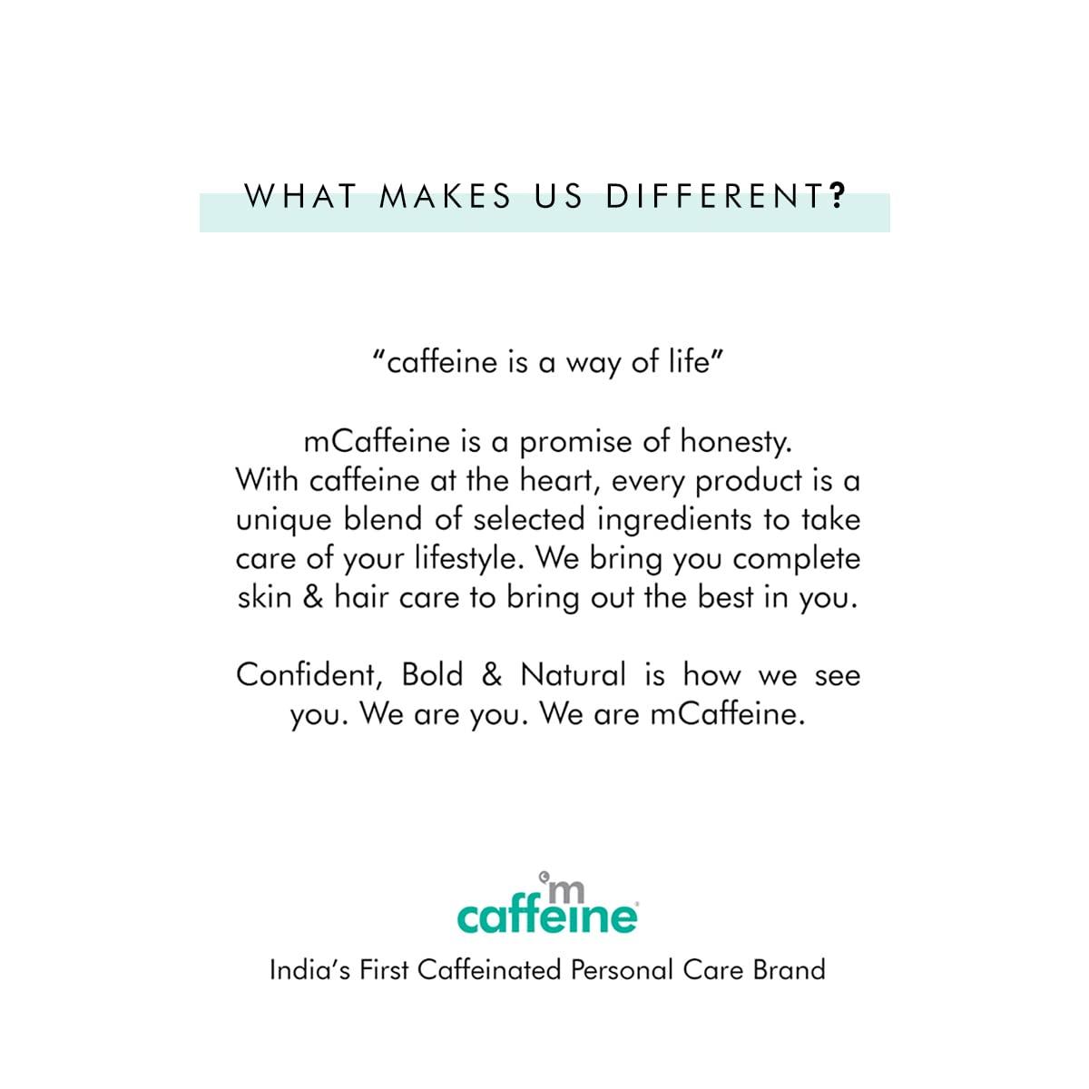 mCaffeine mCaffeine Coffee Body Polishing Oil (100ml) for Reducing Stretch Marks and Cellulite | With Olive Oil and Vitamin E for a Soft and Moisturized Skin | Natural and Vegan Oil for Daily-Use