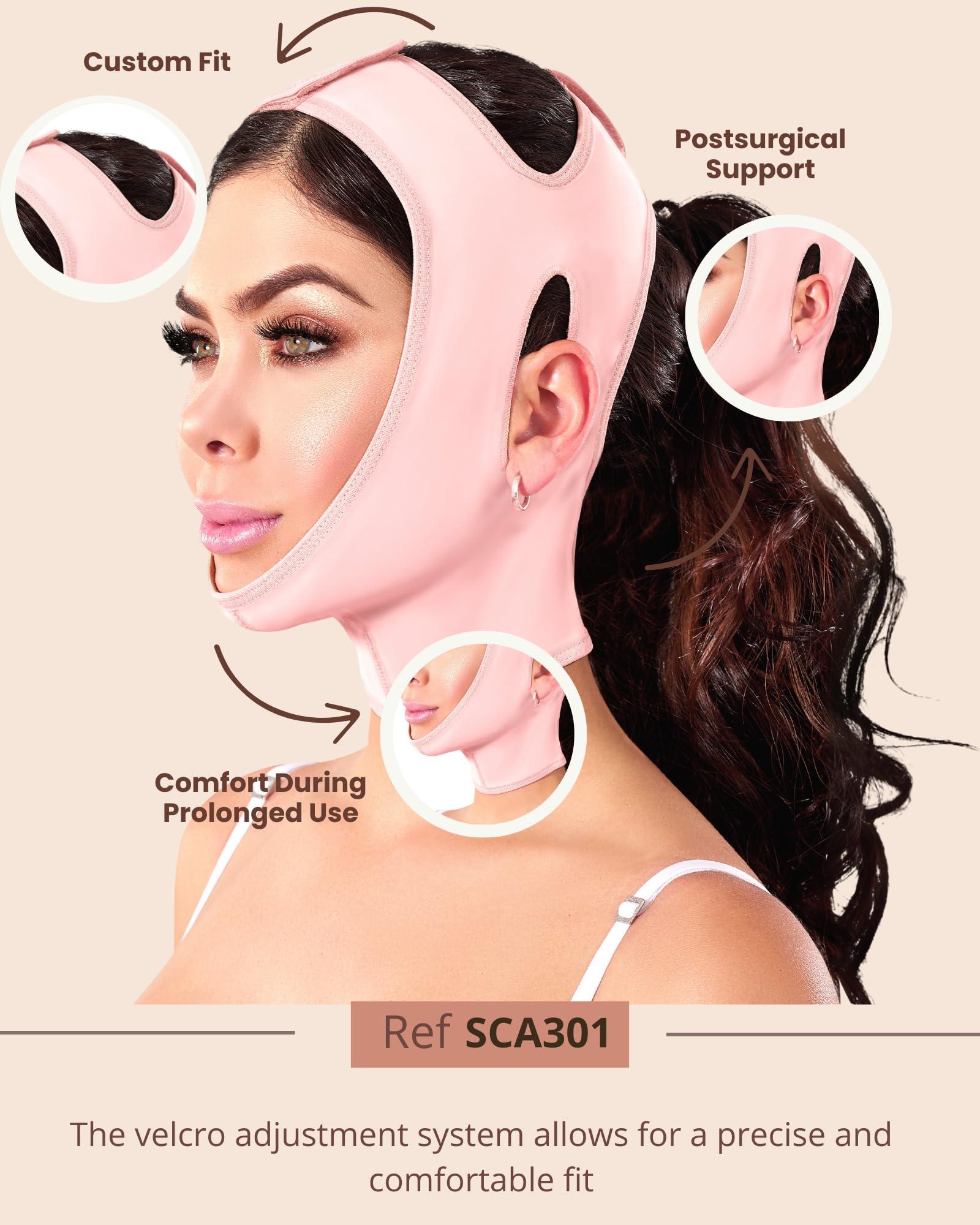 SHAPE CONCEPT Shape Concept Chin Strap Support Band Neck Bandage Mentonera Post Quirurgica Face Lifting Slimmer Chin Lift Facial Compression