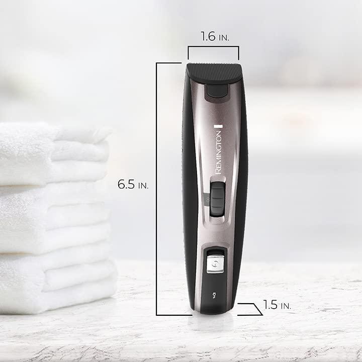 Remington Remington The Beardsman Beard Trimmer for Men, Ultimate Precision Full Beard Grooming Kit and Hair Clippers, with 3 Adjustable Combs, Scissors, and Brush, Black