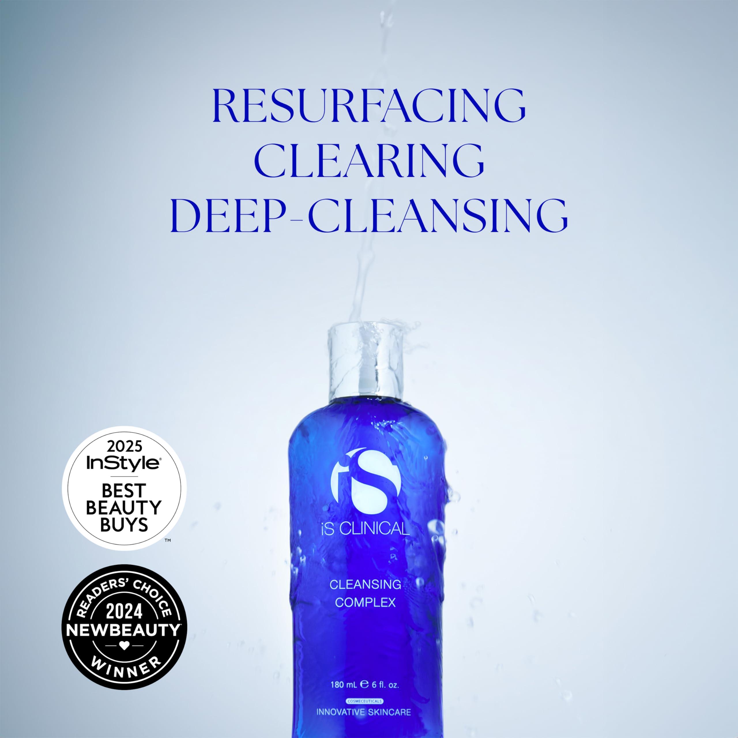 iS CLINICAL iS CLINICAL Cleansing Complex, 3in1 Gentle deep pore cleanser Face Wash and Makeup remover, Helps blemish-prone skin