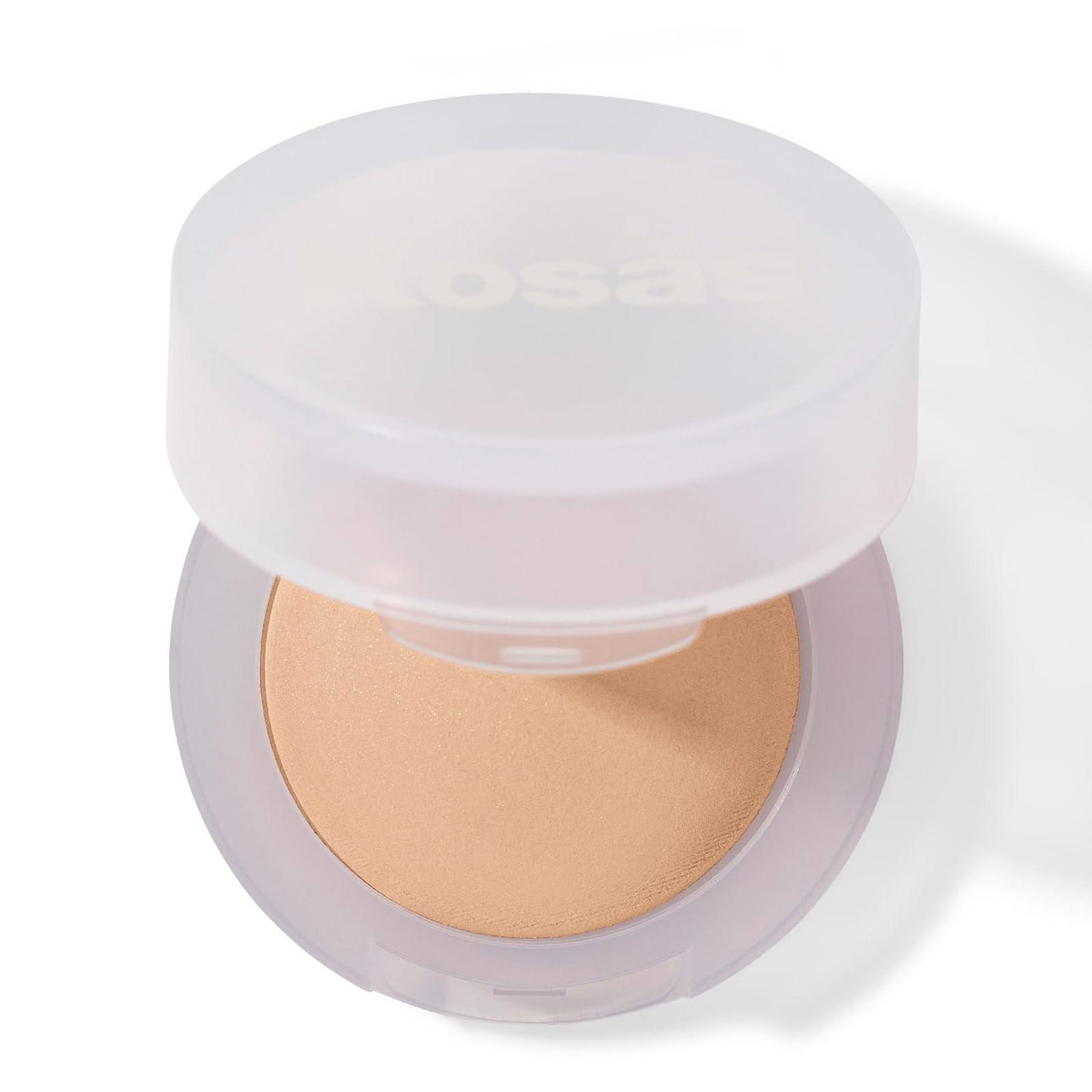 Kosas Kosas Mini Cloud Set Face Setting Powder - Smoothing Shine Control, Soft, Sheer Translucent Makeup Finish, Portable & Long-Lasting Loose Pressed Baking Powder - Comfy (Sheer Medium)