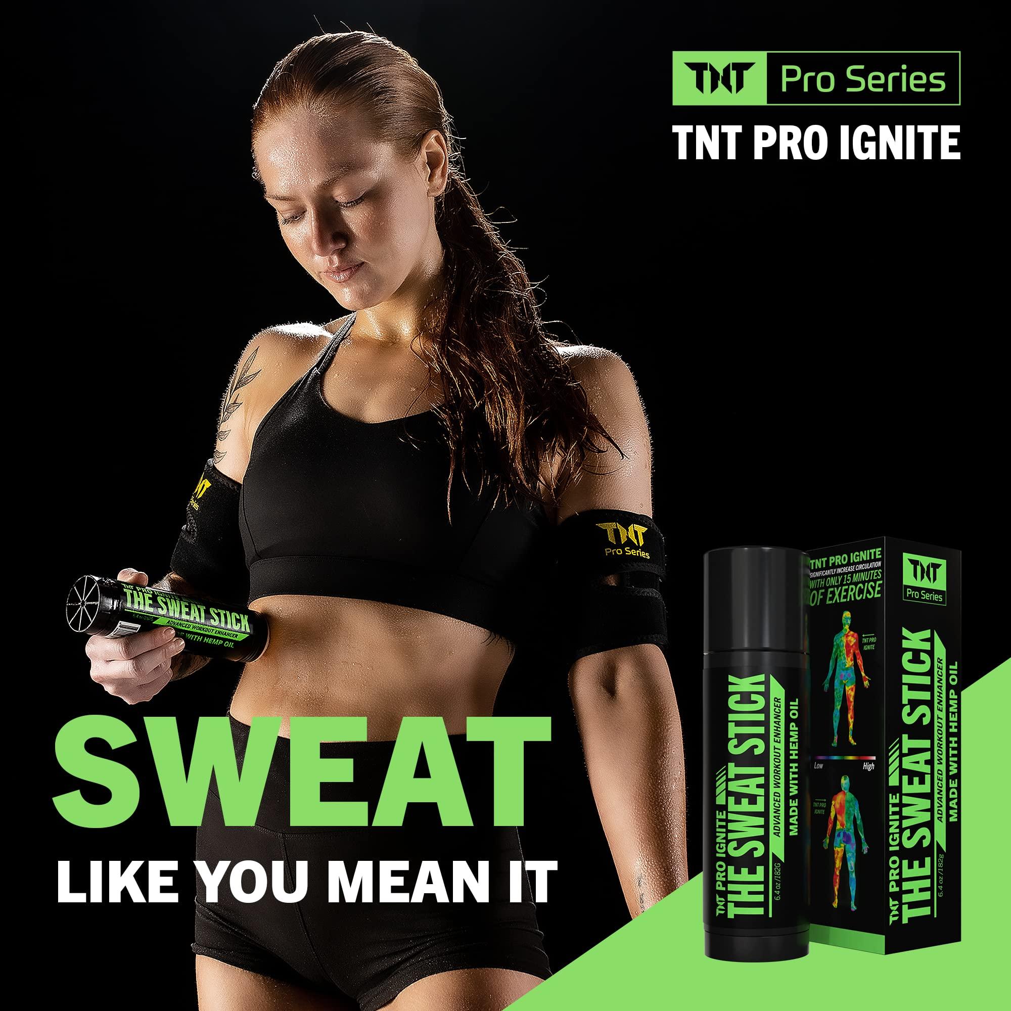 TNT Pro Series TNT Pro Ignite Sweat Cream Stick, Sweat Cream, Pre-Workout Sweat Cream is Helpful as a Hot Cream, Sweat Gel