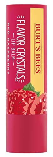 Burt's Bees Burt's Bees Flavor Crystals 100% Natural Lip Balm, Red Raspberry with Beeswax & Fruit Extracts - 1 Tube,0.16 ounce