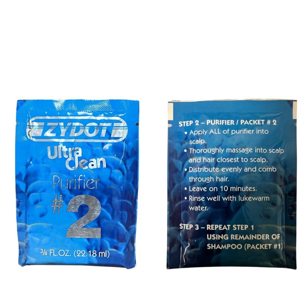 Shootclhear Zydot Ultra Clean Shampoo Kit for Detoxing and Cleansing Hair Folicle. Detox Cleanse with Toxin Removal
