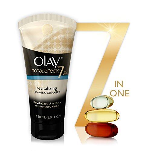 Olay Facial Cleanser by Olay Total Effects Revitalizing Foaming Face Cleanser, 5.0 Fluid Ounce Packaging may Vary