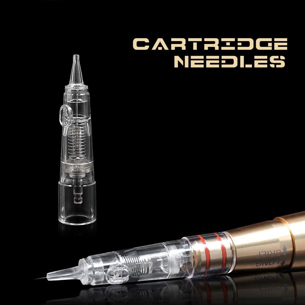 BIOMASER Cartridge Needles – BIOMASER 10PCS Sterilized Permanent Makeup Cartridge Needles Tattoo Needle Fits for Permanent Makeup Machine Pen T100 P1 X1 for Eyebrow Eyeliner Lip (1R-0.3MM)