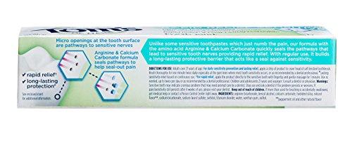 Tom's of Maine Tom's of Maine, Natural Rapid Relief Sensitive Toothpaste, Natural Toothpaste, Sensitive Toothpaste, Fresh Mint, 4 Ounce, (Pack of 2)