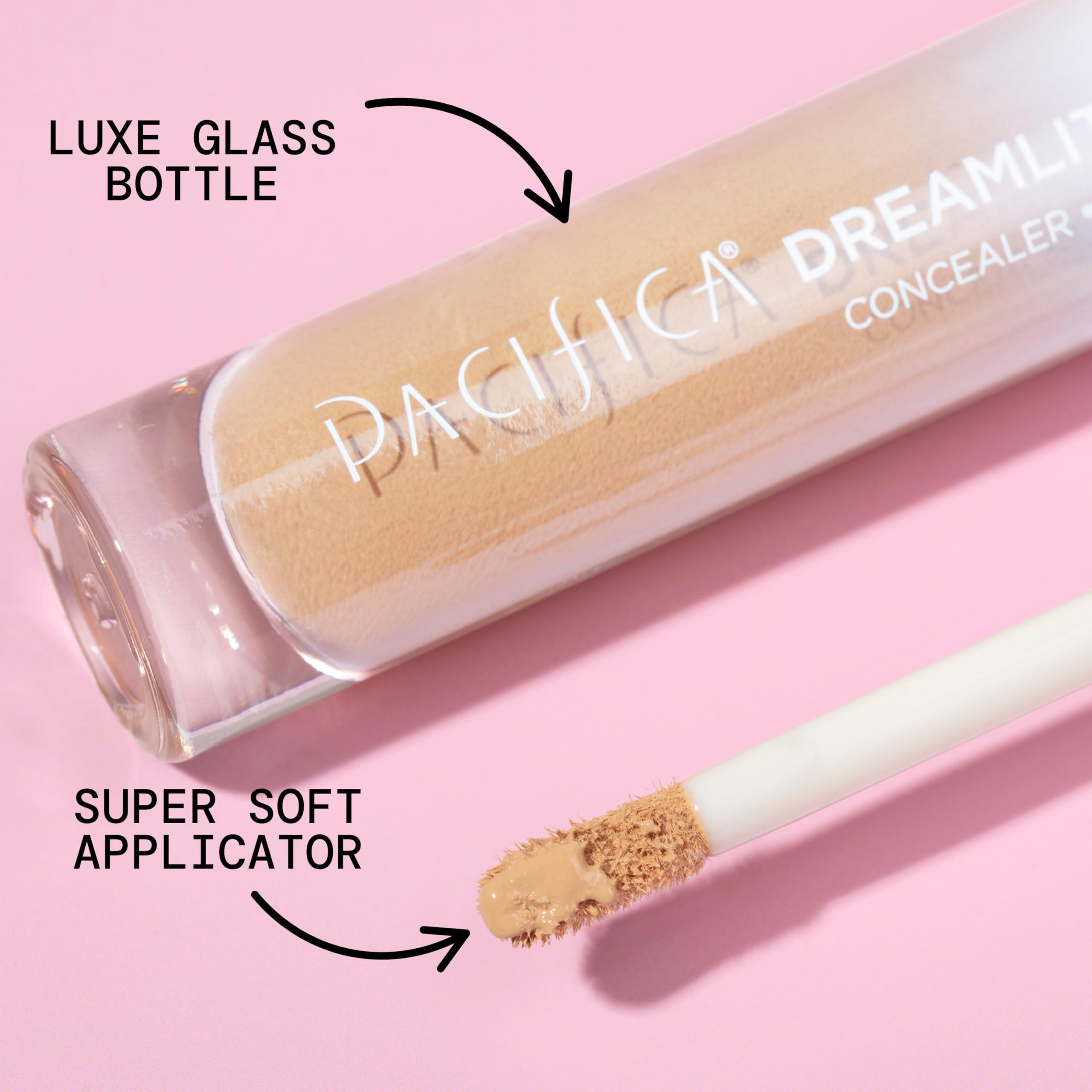 Pacifica Pacifica Concealer DreamLit Glow Full Coverage Concealer with Squalane for Dark Circles & Dark Spot Correction, Lightweight & Long-Lasting, Vegan & Cruelty-Free, Shade 11 (Light Beige)