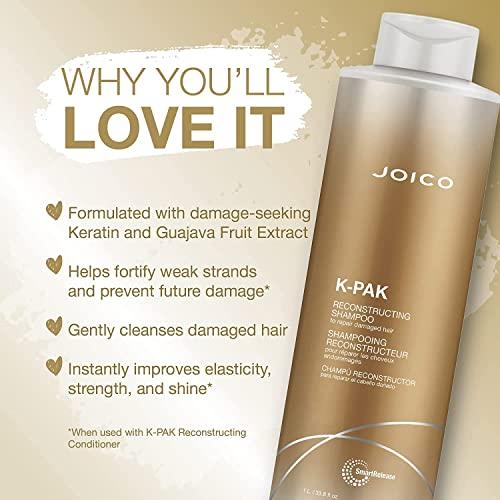 Joico Joico K-PAK Daily Shampoo & Conditioner Set to Repair Damage, 33.8-Ounce