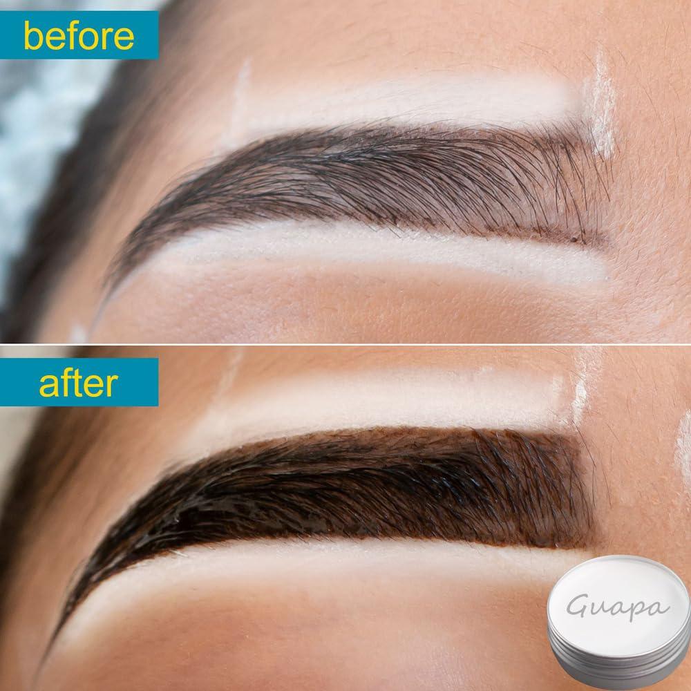 Rasmet 0.7oz Highly Pigmented White Mapping Paste Microblading Eyebrows Shape Mark Tools Brows Contour Design Paste Eyebrow Tinting Tool for Permanent Makeup Micropigmentation (White Paste with Silver Box)