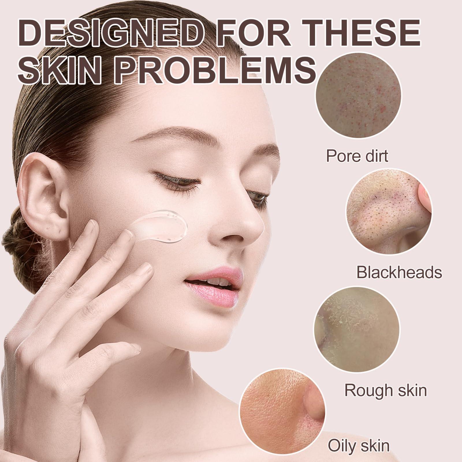 FAIRYTALESPACE Purifying Exfoliating Gel, Natural Exfoliating Gel Scrub for Face and Body Cleansing and Moisturizing (2PCS)