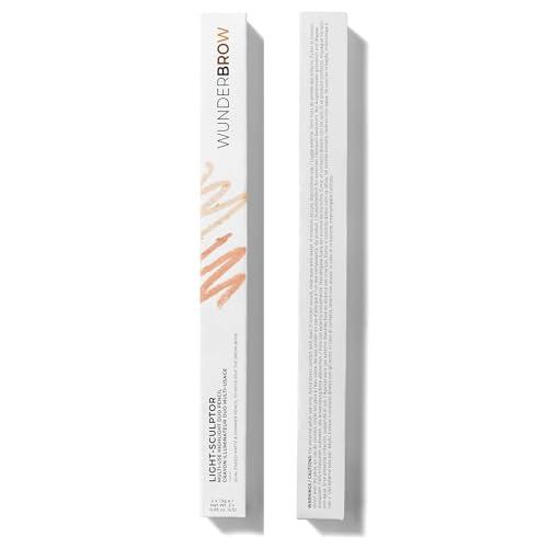 WUNDERBROW Light-Sculptor Highlight Duo Pencil, Dual Ended Matte & Shimmer (Fair/Light)