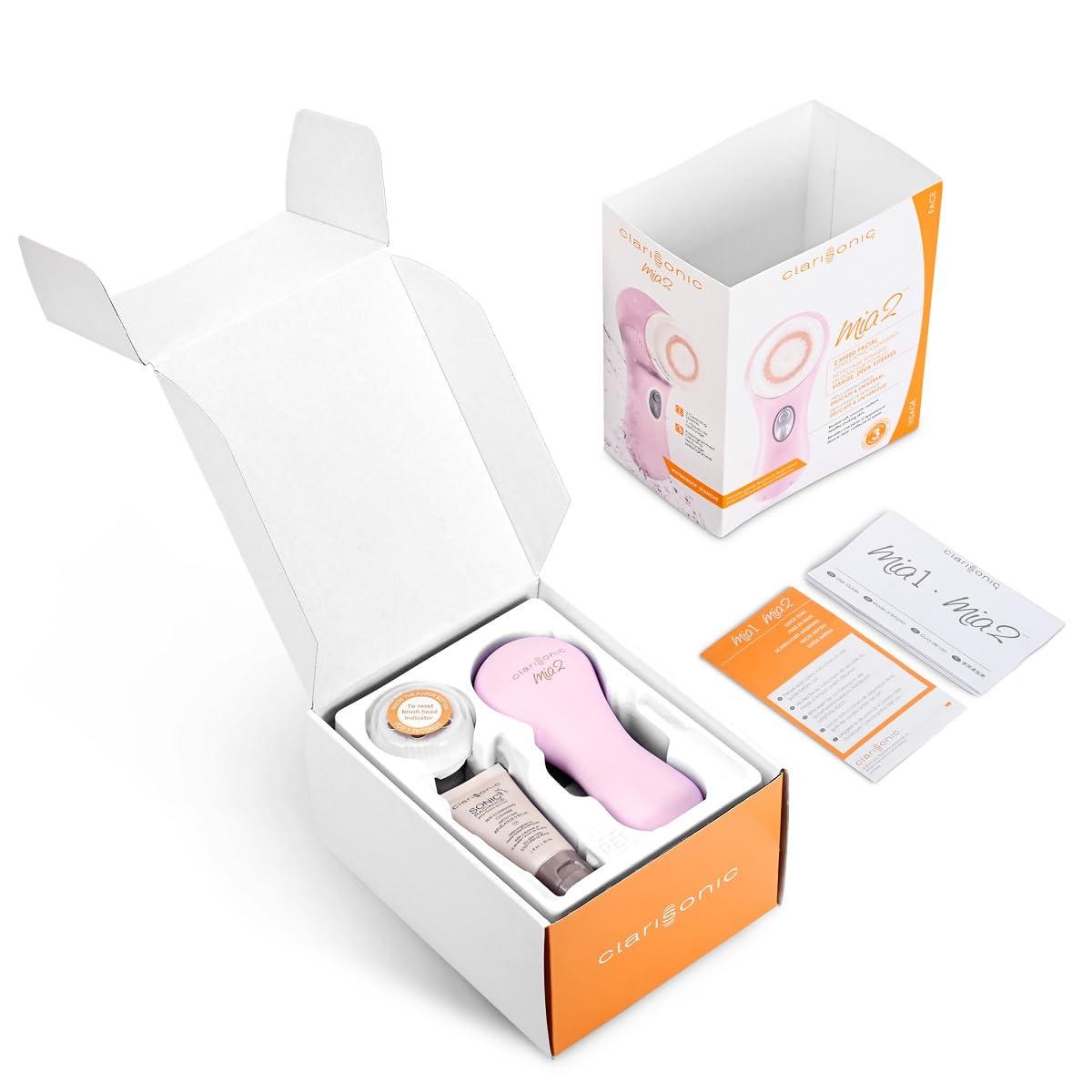 Clarisonic Clarisonic Mia 2 Face Scrubber, Sonic Gentle and Everyday Cleansing System-Pink
